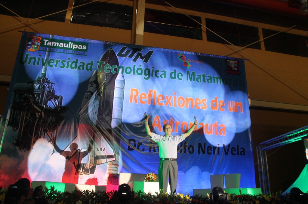 Universidad Tecnológica de Matamoros presenta con gran éxito  magna conferencia con el  primer astronauta mexicano