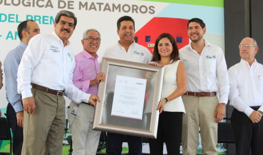 Recibe la UT Matamoros el premio SEP – ANUT a la mejor universidad tecnológica del país