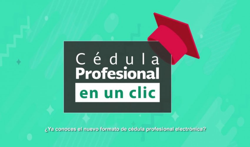 Expedición de cédula profesional electrónica