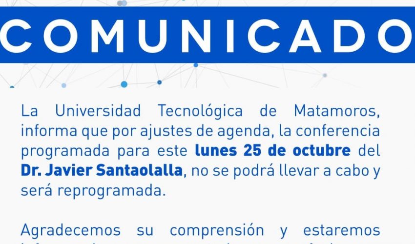 Aviso Importante!!!! A la Comunidad Universitaria de la UTMATAMOROS