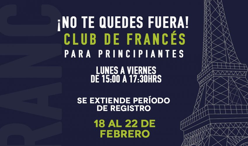 Se extiende el periodo de registro al club de francés
