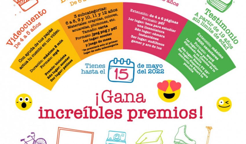 11a. Edición del Premio Familiarizarte «En familia, reconozco, nombro, y manejo mis emociones y sentimientos».