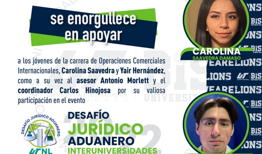 Desafio Juridico Aduanero – Interuniversidades