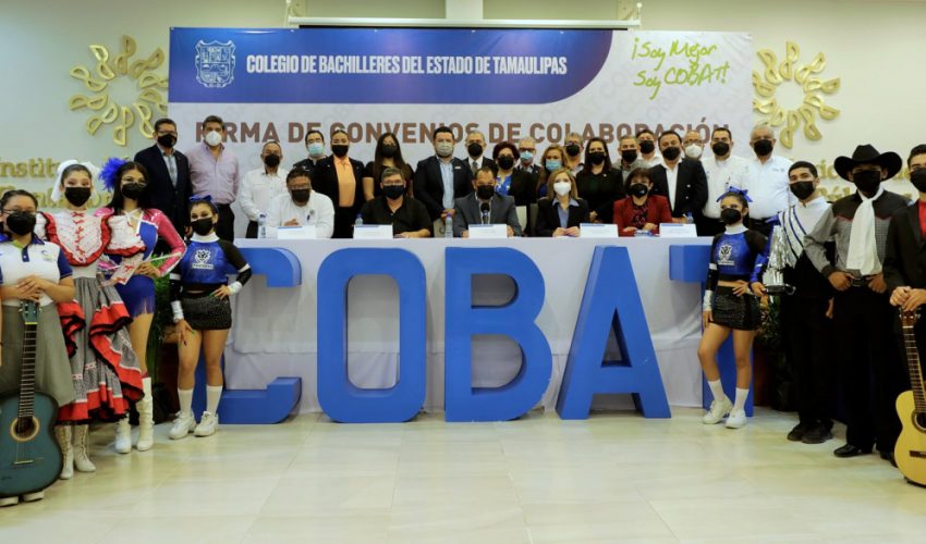 Firma de convenio de colaboración con el COBAT y los sectores productivos de la Zona Norte del Estado.