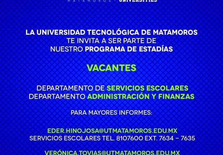 Realiza tus estadías con nosotros!