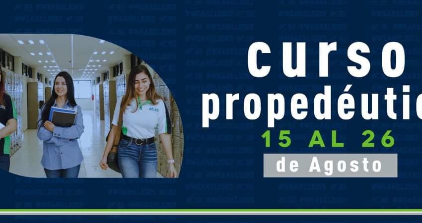 Hoy damos inicio a los cursos propedéuticos.