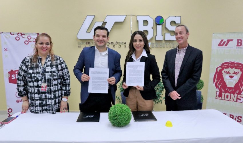 Firma de Convenio UTMatamoros-Enseña por México
