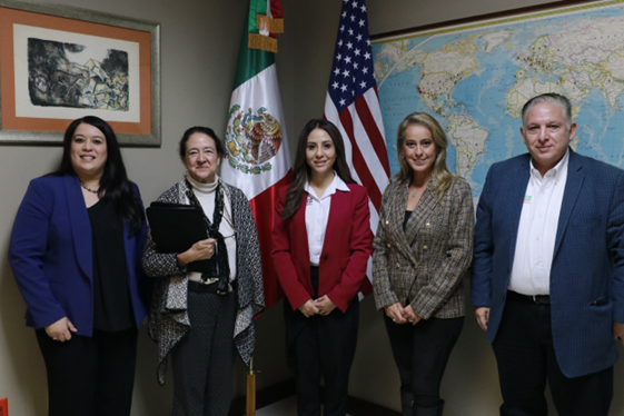 Universidad Tecnológica de Matamoros se reúne con con la Vice Cónsul Julieta Marcia Arrieta Munguía del Consulado de México en la Ciudad de Brownsville