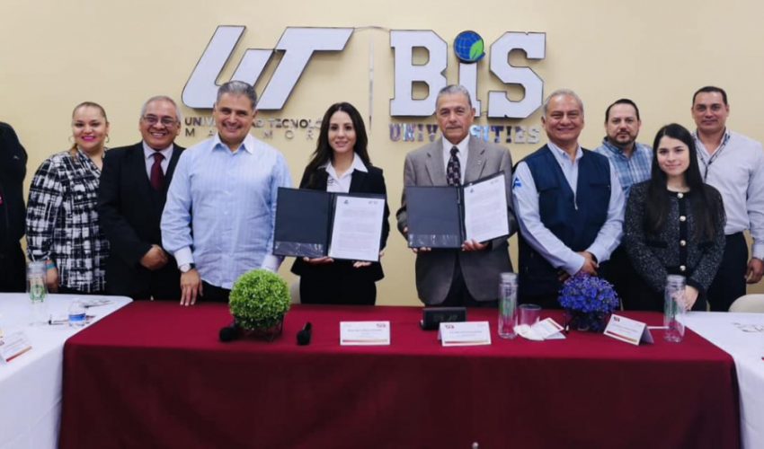 Firma la UTMatamoros Convenio de Colaboración con la CANACO//SERVYTUR