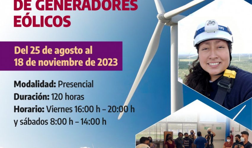 Diplomado en Mantenimiento de Generadores Eólicos