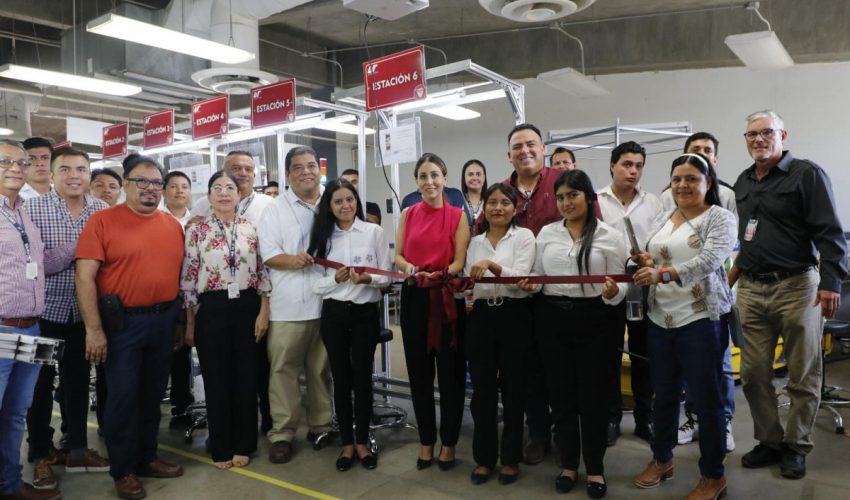 Inaugura la UTMatamoros nueva línea de producción