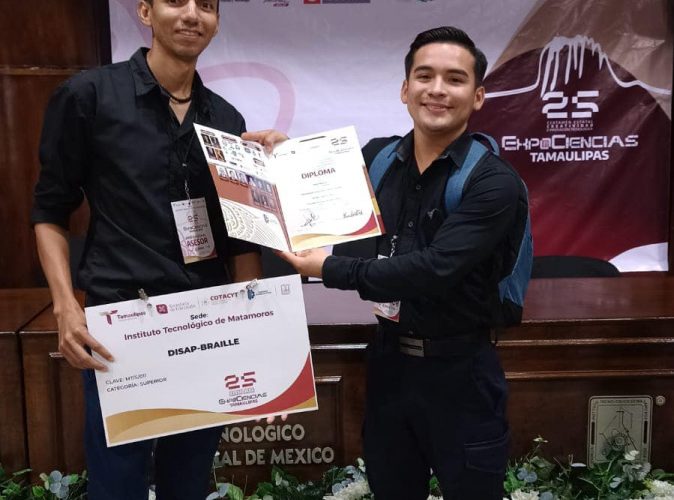 Proyecto DISAP-BRAILLE obtiene el 1er Lugar en la Categoria de Superior Etapa Regional