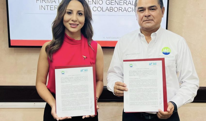 UTMATAMOROS – JAD MATAMOROS FIRMAN CONVENIO DE COLABORACIÓN
