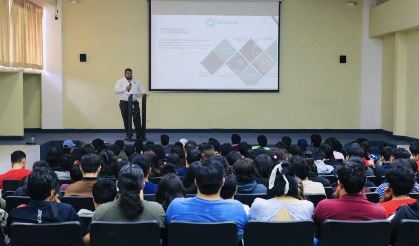 CINVESTAV IMPARTE CONFERENCIA A ESTUDIANTES DE LA UTM