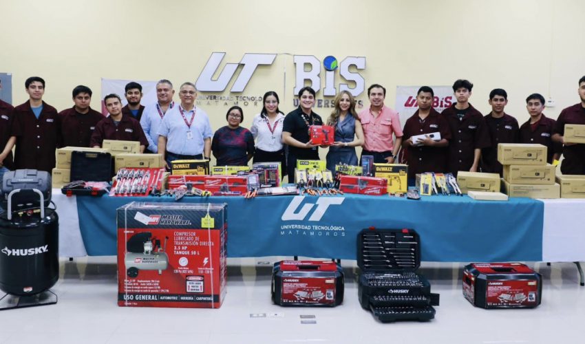 UTMATAMOROS RECIBE DONACIÓN DE EQUIPO PARA PRÁCTICAS ESTUDIANTILES