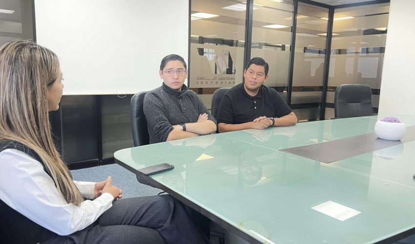 Recibe Rectora de la UTMatamoros a los Ganadores del 1er Lugar en CECIT