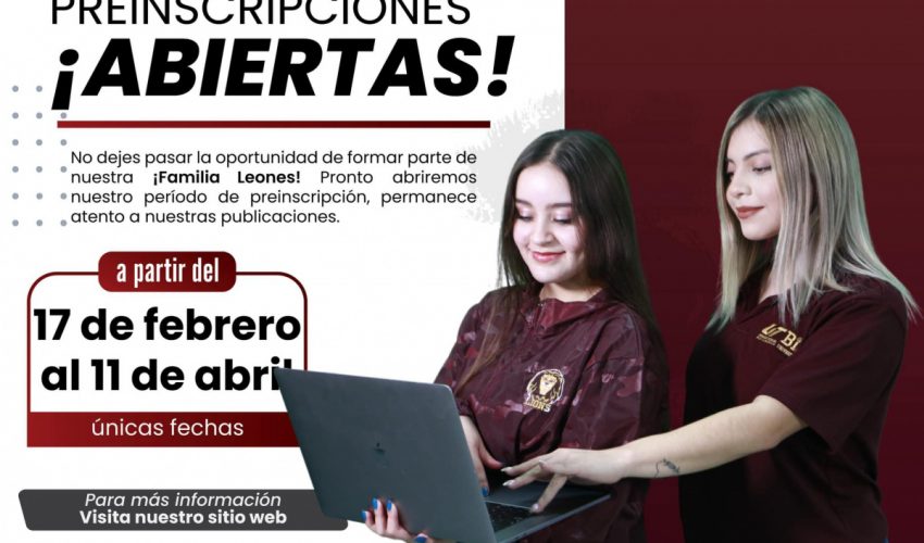 Preinscripciones Abiertas